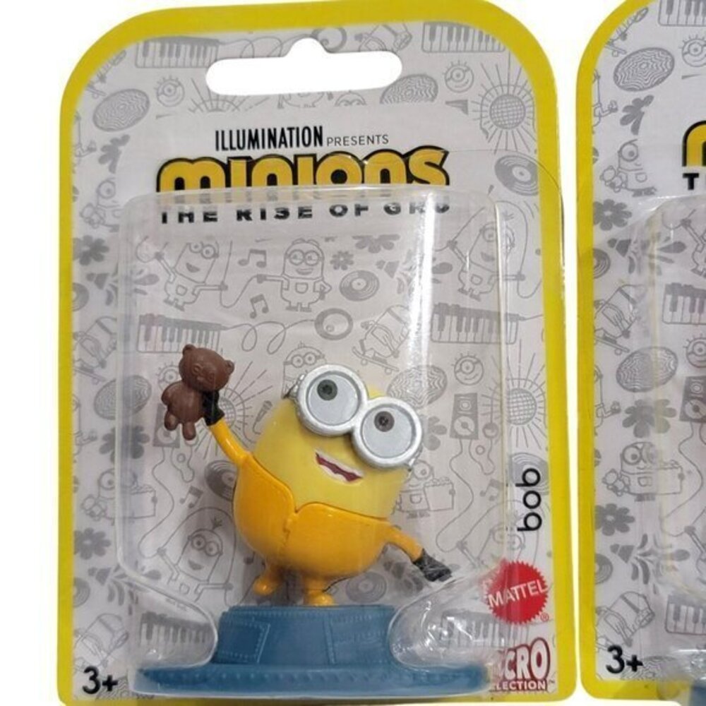 Minions Micro Collection The Rise Of Gru Set Of 4 Figures Bob Kevin Stuart Jerry - Picture 2 of 10